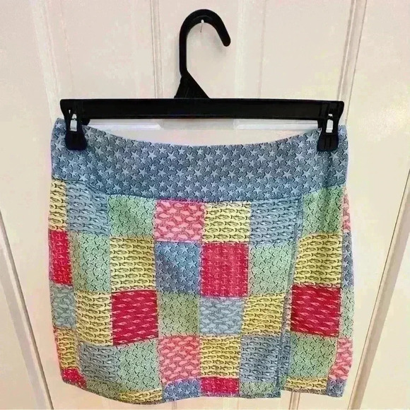 Vineyard Vines Madras skirt, size 8, side zipper, - Picture 1 of 5